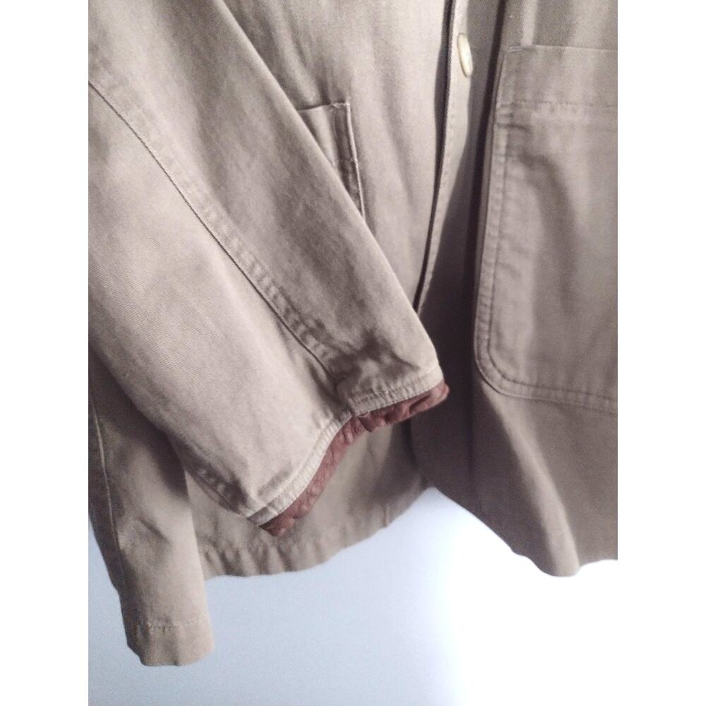 Travelsmith XXL Mens Cotton Safari Sport Jacket Coat Suede Elbow Patches 2XL - Picture 7 of 15